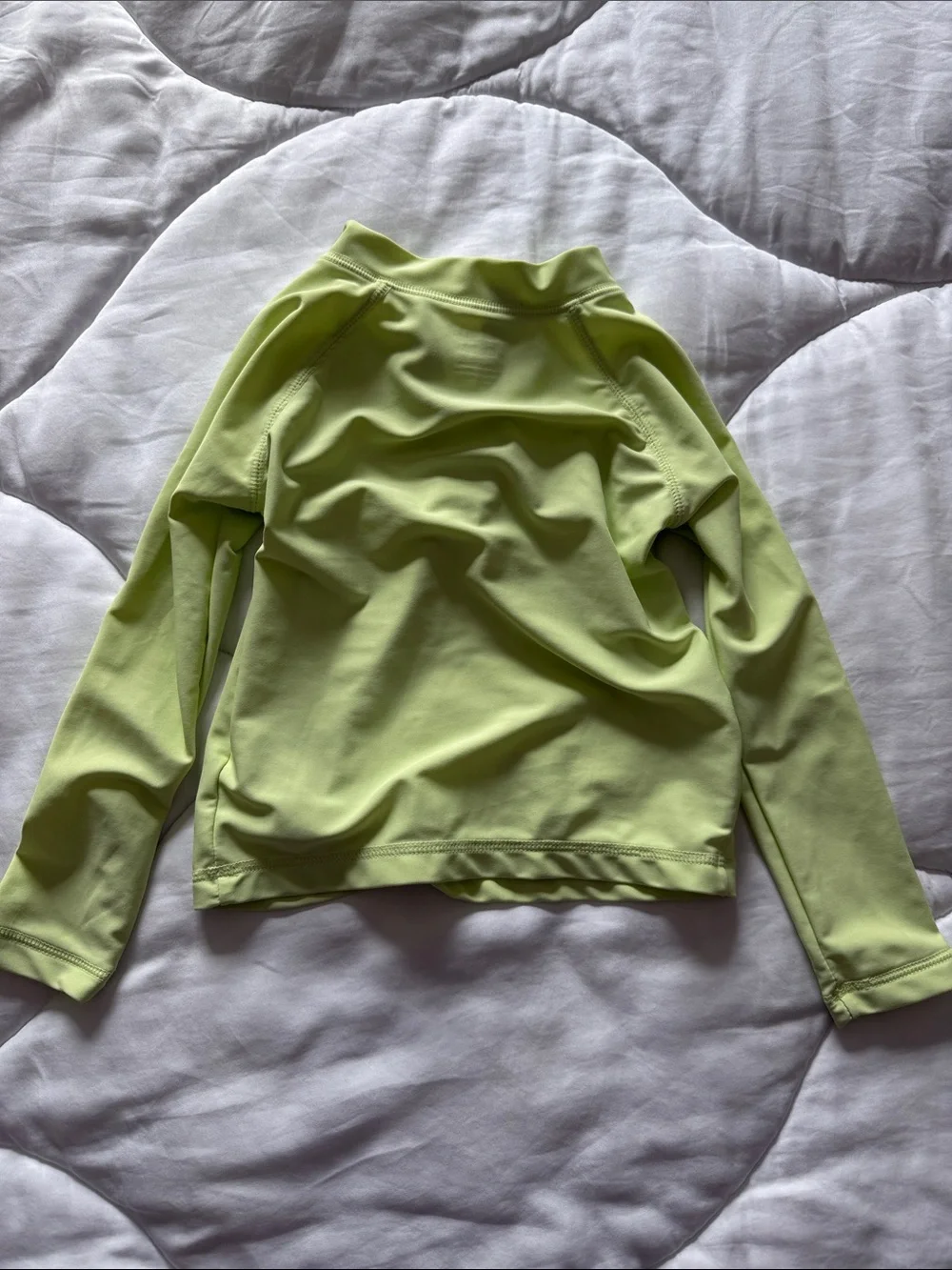 Carter's Lime Green Long-Sleeve Rash Guard